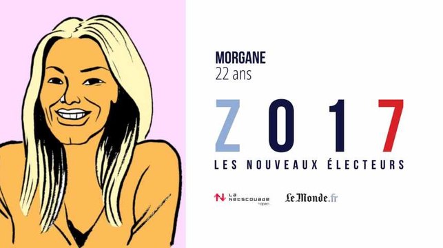 Ils sont appelés à voter pour la première fois en 2017 : Morgane, 22 ans, vendeuse