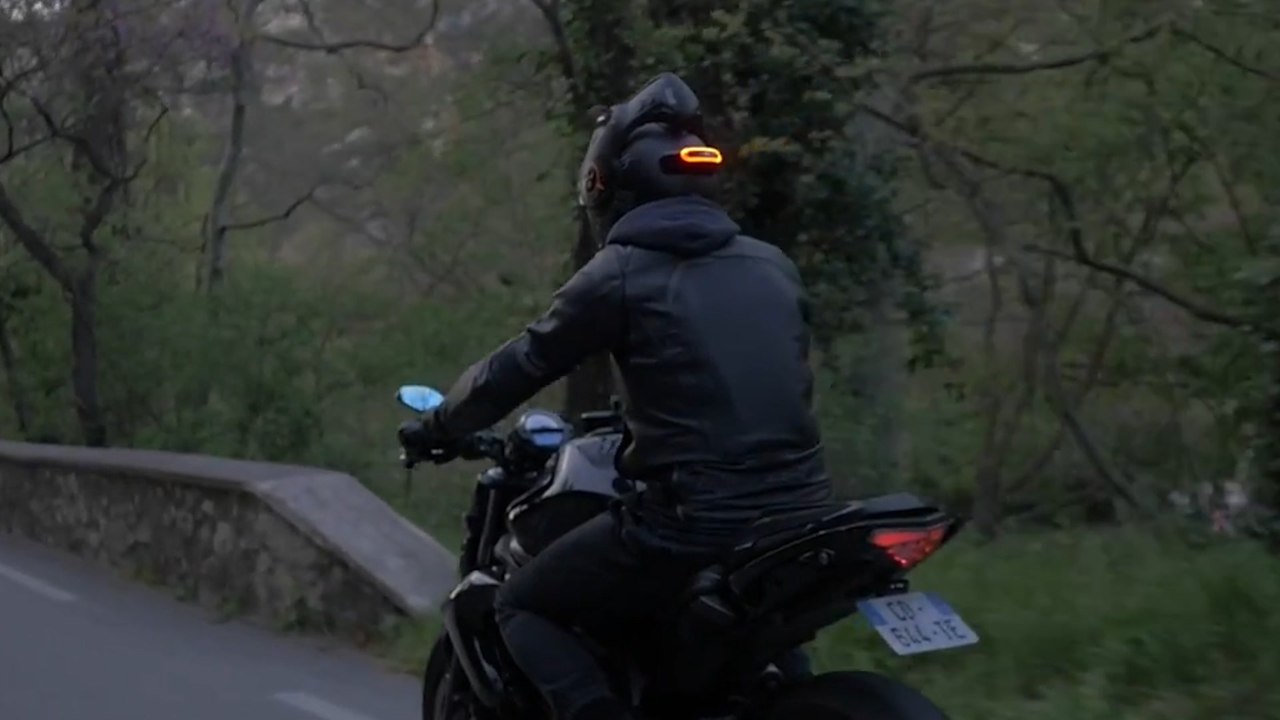 This helmet accessory is trying to make riding motorcycles safer