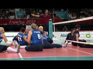 Sitting Volleyball - UKR vs JPN - Women's Preliminaries Pool A - London 2012 Paralympic Games