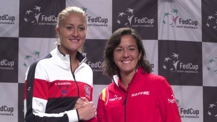 Fed Cup, #FRAESP : la réaction de l'équipe de France après le tirage au sort