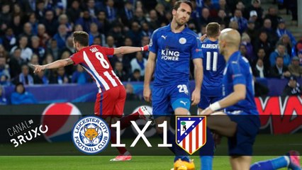 Leicester City vs Aletico Madrid 1-1 Highlights UCL 18_04_2017