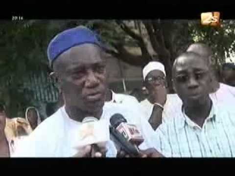 Levée du corps du Doyen Madior Fall - Le Journal - 16 Juillet 2012