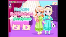 Frozen Elsa ve Anna iki Kız Kardeş Gece Uykuya Hazırlanıyorlar Geceliklerini Deniyorlar Çizgi Film ,2017