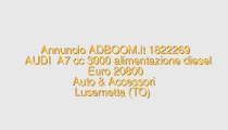 AUDI  A7 cc 3000 alimentazione diesel