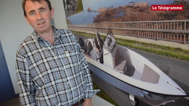 Perros-Guirec (22). Son bateau roulant enfin autorisé à prendre la route