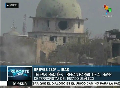 Tropas iraquíes liberan barrio de Al Nasr de terroristas del EI