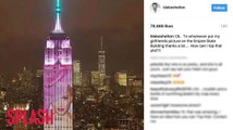 Blake Shelton Reacts to Gwen Stefani's Empire State Building Display