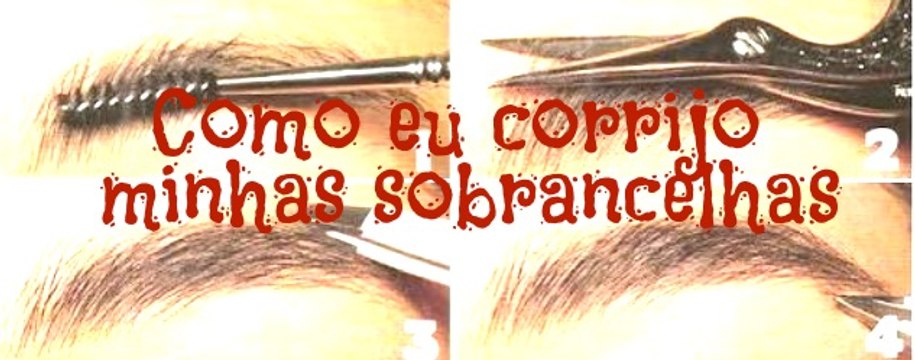 Corrigindo as sobrancelhas