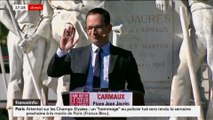 Présidentielle 2017 - Discours de fin de campagne de Benoît Hamon place Jean Jaurès à Carmaux
