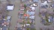 Extensive Flooding in Gatineau, Quebec, Seen Via Drone From Above