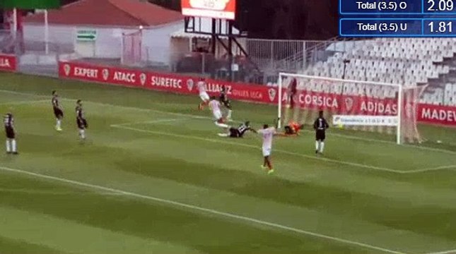 Mouaad Madri Goal HD - AC Ajaccio 1-0 Chamois Niortais 21.04.2017