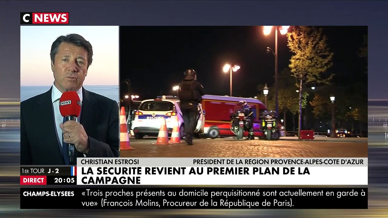 Christian Estrosi réagit sur CNews