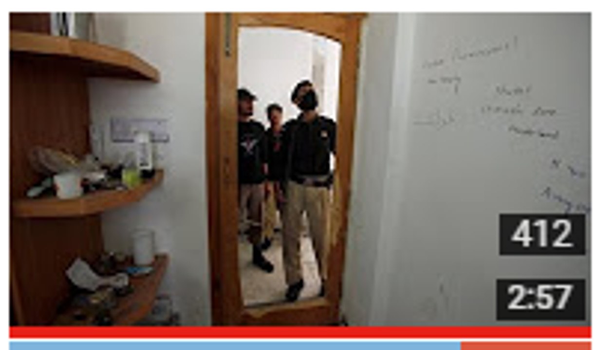 Inside the hostel room of Mashal Khan