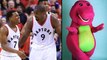 Bucks TROLL Raptors with Barney Theme Song During Introductions