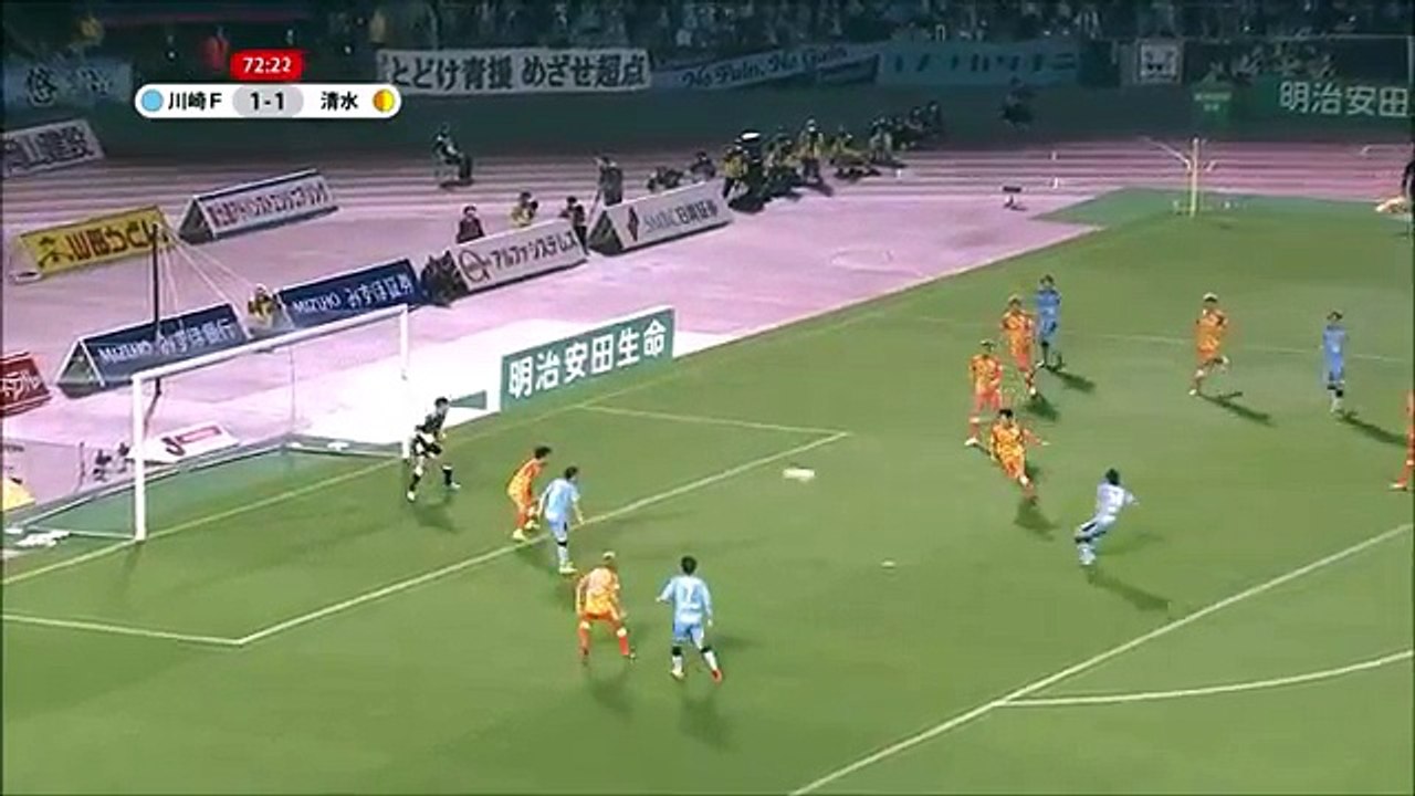 Kawasaki 2:1 Shimizu ( Japanese J League. 21 April 2017)
