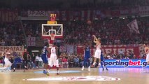 Το απίστευτο buzzer-beater τρίποντο του Βασίλη Σπανούλη - Ολυμπιακός vs Αναντολού Εφές – 21.04.2017