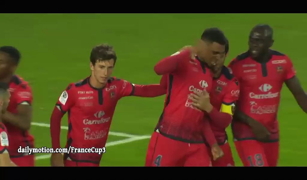 Cedric Hountondji Goal HD - Sochaux 1-1 GFC Ajaccio - 21.04.2017