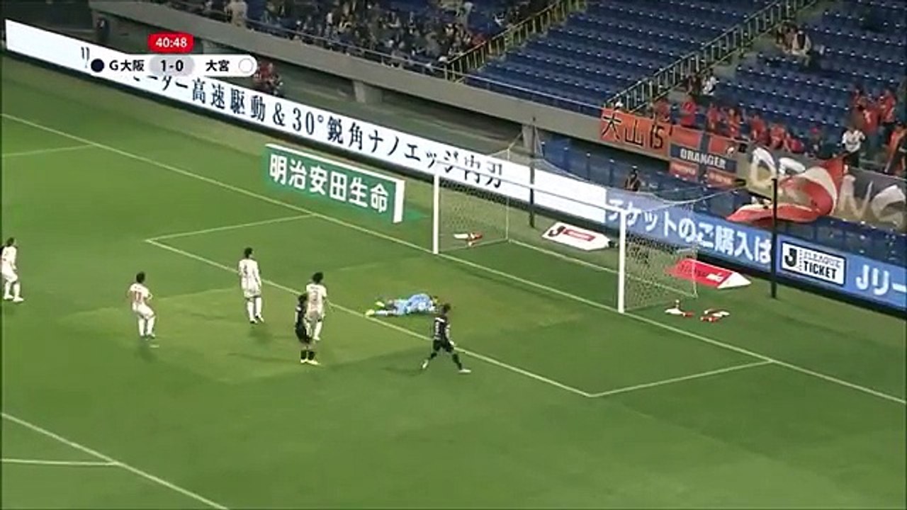Gamba Osaka 2:0 Omiya  ( Japanese J League. 21 April 2017)