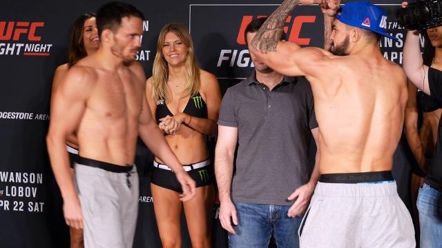 UFC Fight Night 108 face-offs