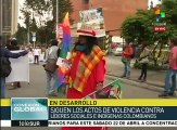 Colombia: marchan por la tierra, la vida y el agua