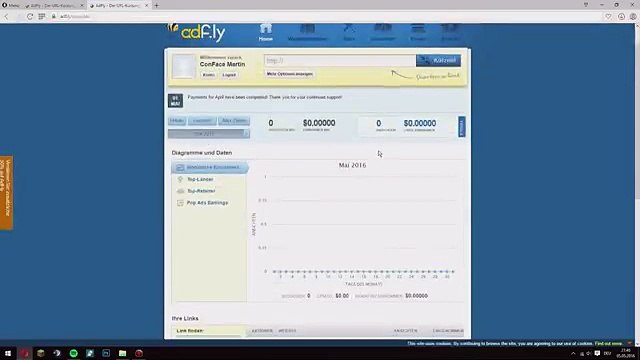 Geld verdienen mit Adfly! • URLs kürzen und Geld verdienen! • Online Geld verdienen! ConFace