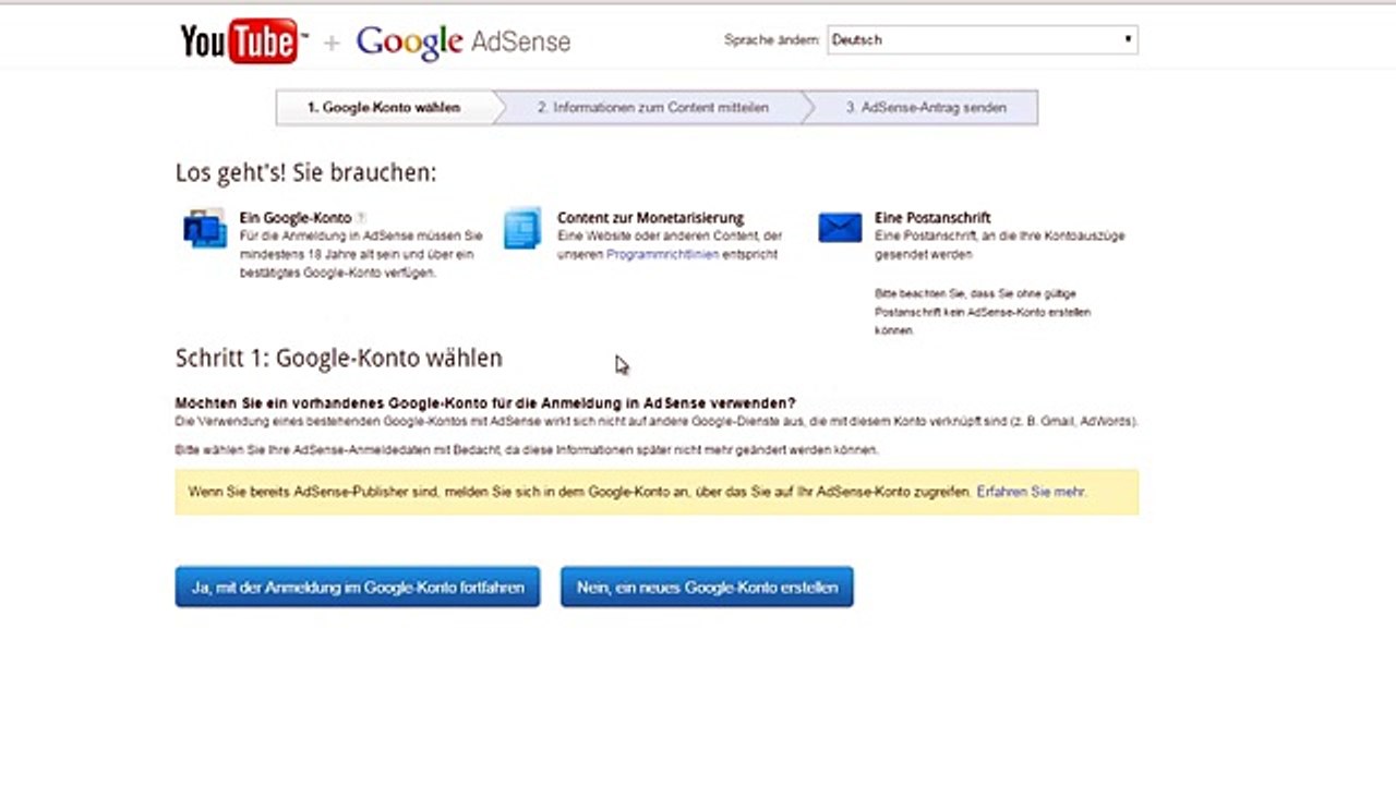 Geld verdienen mit YouTube & Adsense - Online Geld verdienen! - Tutorial