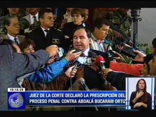 Juez de la Corte declaró la prescripción del proceso penal contra Abdalá Bucaram Ortiz