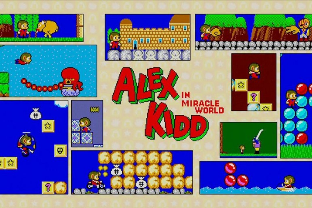 Gameplay Alex kidd in Miracle world(Master System)