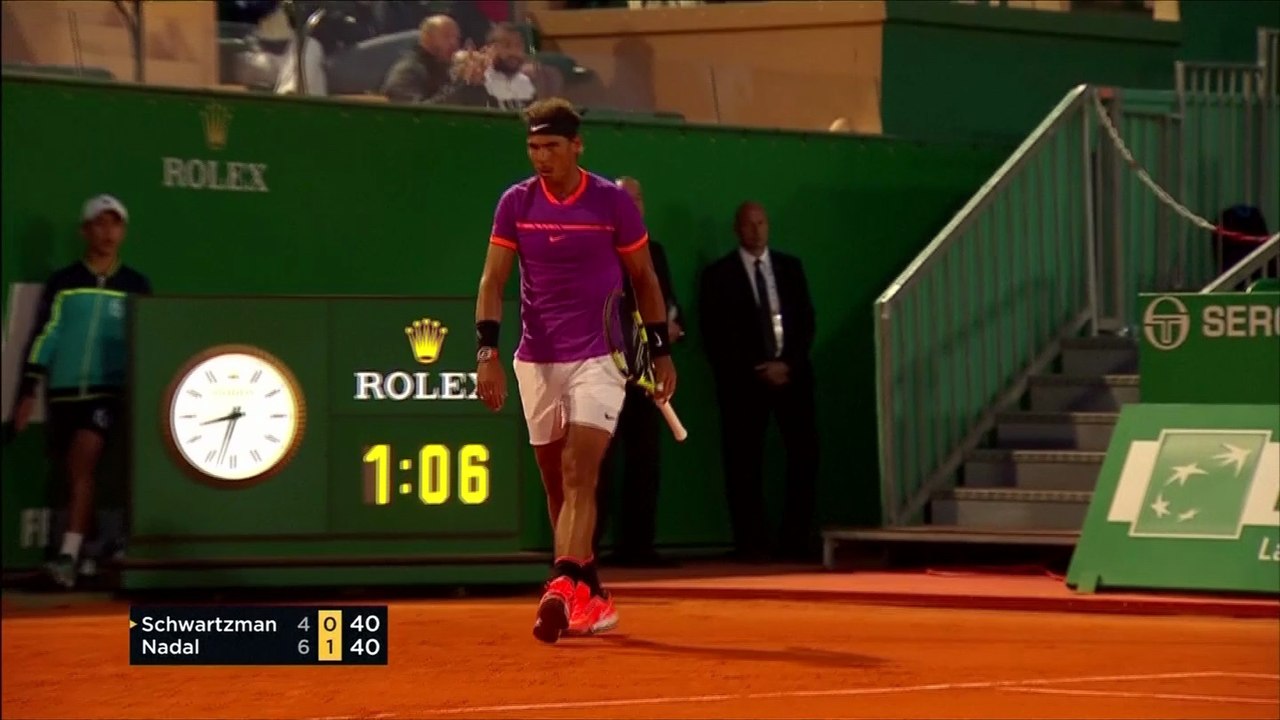 Rafael Nadal beats Diego Schwartzman in Monte Carlo Masters quarter-final