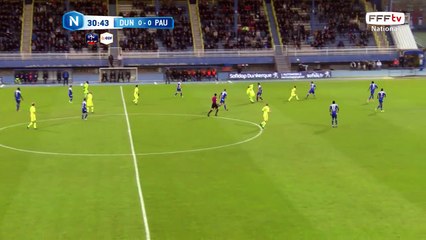 Carton Jaune pour Damien Fachan sur cette faute