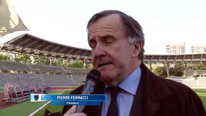 Interview de PIERREFERRACCI président de Paris FC et composition des équipes...