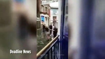 Une femme attaque un videur de boite de nuit !!!