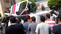 Adana'da Ambulans Kaza Yapıp Devrildi: 4 Yaralı