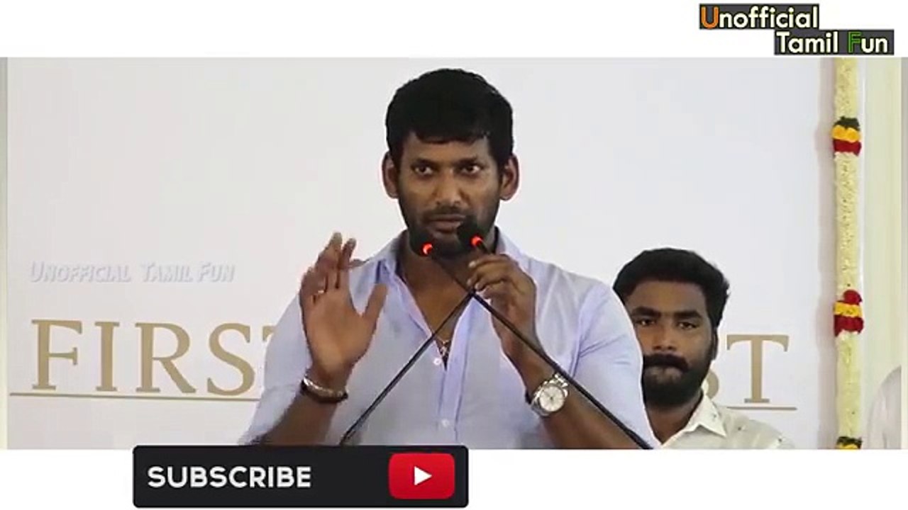 Exclusive Actor Vishal speech speech at Nerupuda Audio launch