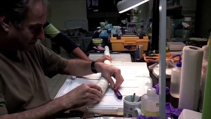 un énorme vert geant