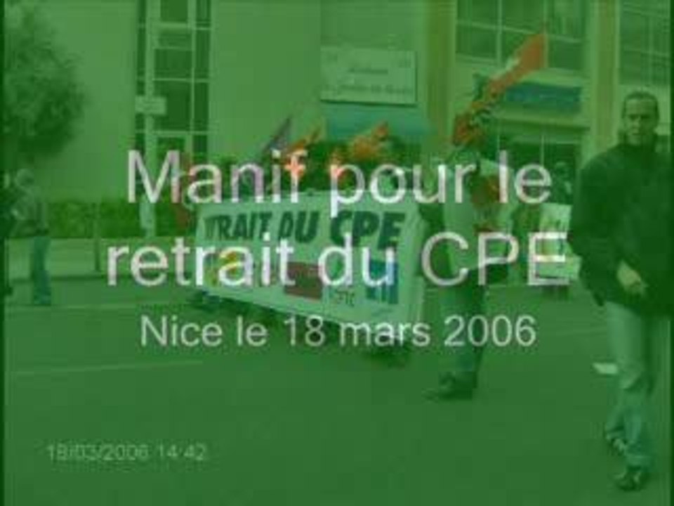 manif 18 mars à Nice