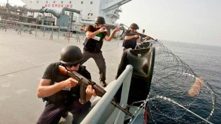 Somali Pirates VS Ship's Private Security Guards