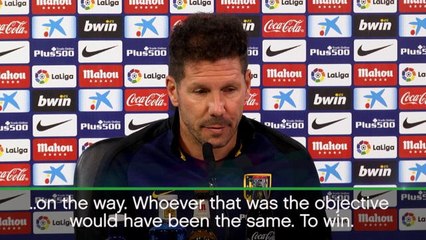 Download Video: Simeone indifferent to Champions League derby