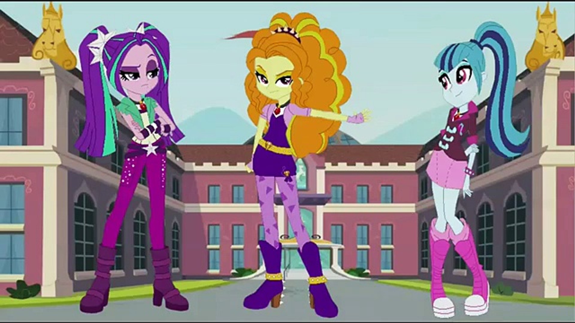 My Little Pony Equestria Girls The Dazzlings Transforms into Mermaids  Coloring - video Dailymotion