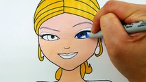 Miraculous Ladybug Coloring Book Pages Chloe | Evies Toy House