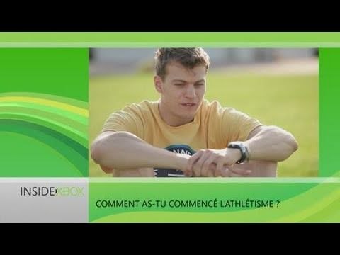 Kinect - Christophe Lemaitre, parrain de l'XBOX Live [HD]