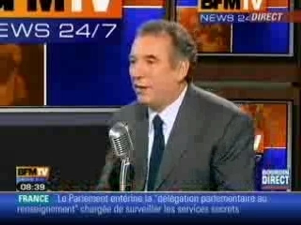 François Bayrou chez Bourdin 1_2  RMC/BFM