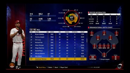MLB The Show 17 Philadelphia Phillies Roster -A2K