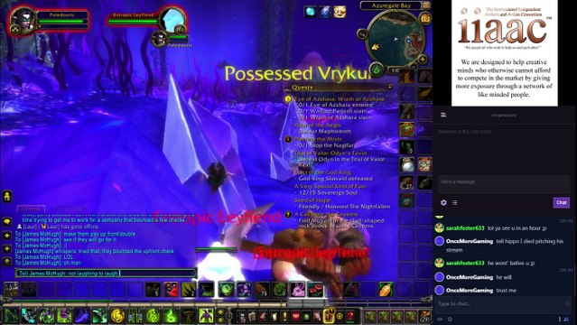 The most Unprofessional Stream World of Warcraft Demon Hunter 2017-094 World Quests in Suramar pt 3