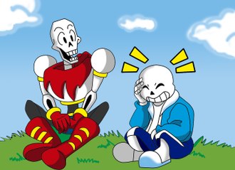 Somos hermanos (YAOI )Sans x Papyrus-MEJORADO