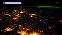 This stunning Aurora Borealis from the space station