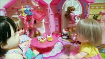 メルちゃん みんなおいでよ！なかよしハウス お家ごっこ ぽぽちゃん ネネちゃん みんないっしょ Mell-chan  Baby Doll House Toy