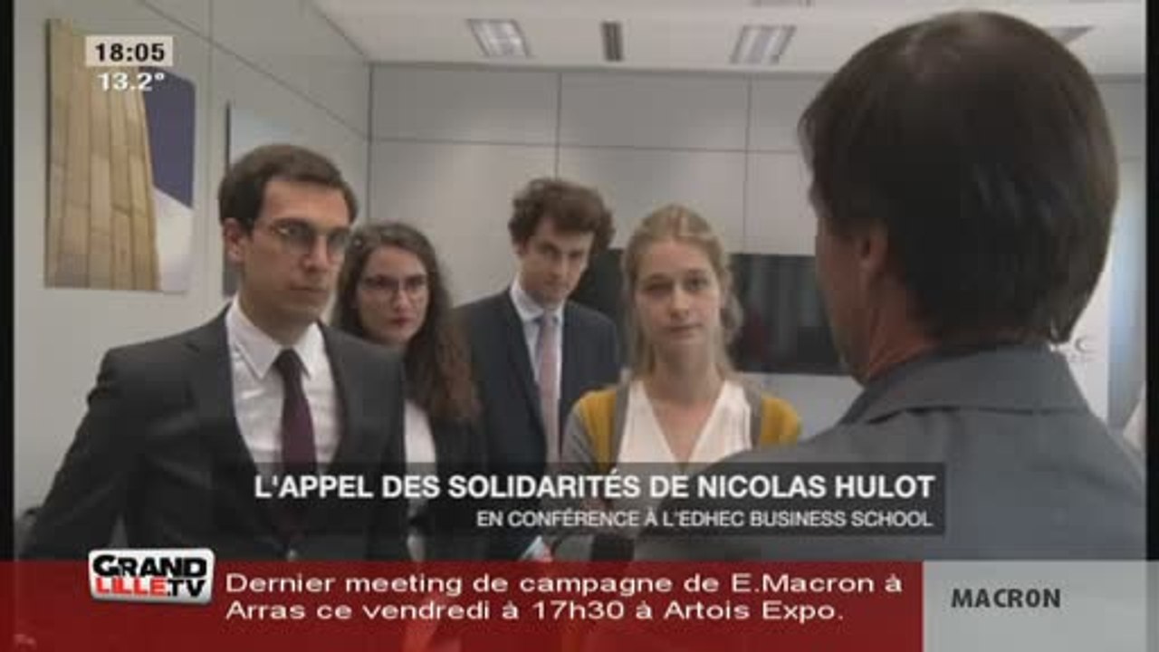 L'appel des solidarités de Nicolas Hulot