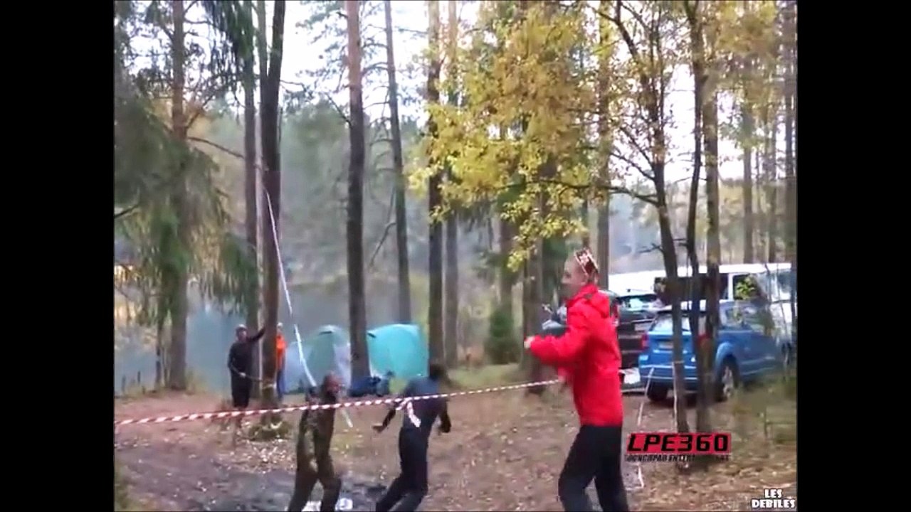 Attention à la chute de l'arbre : TIMBER!!!! et bim KO