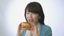 【平井理央 CM】マクドナルド 平井理央も陶酔! 新レギュラーバーガーのおいしさに思わず… McDonald’s
